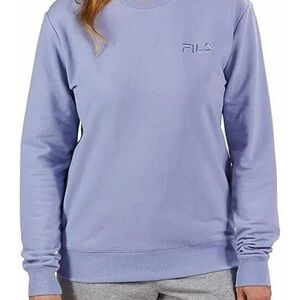 FILA Female Purple Jogger Pants and Sweatshirt